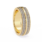 The Empire Pavé Band - Lab Grown Diamonds