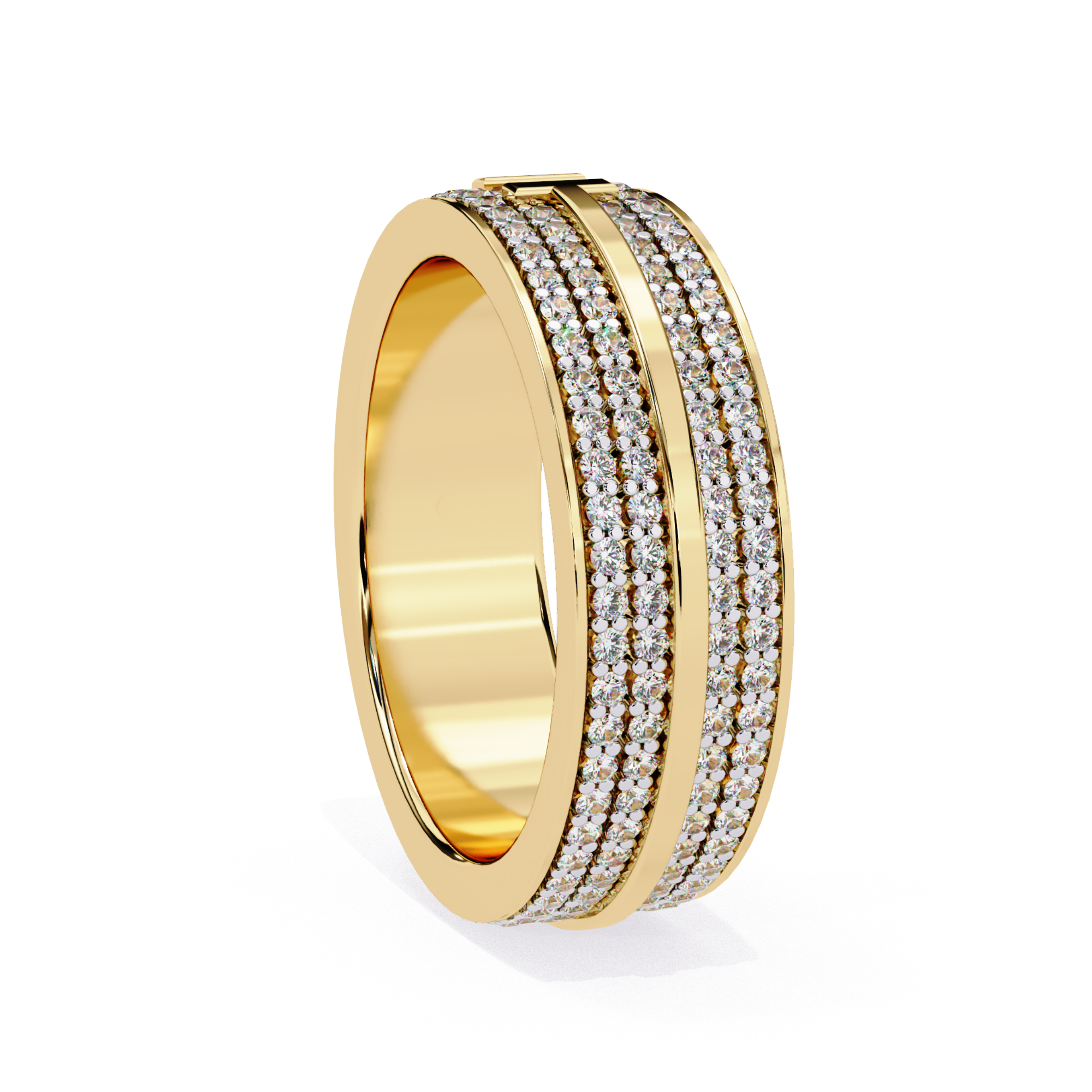 The Empire Pavé Band - Lab Grown Diamonds