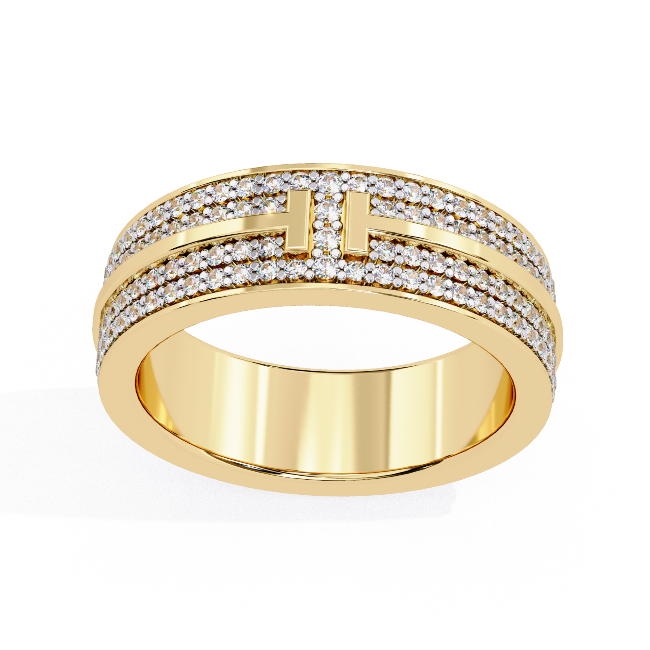 The Empire Pavé Band - Lab Grown Diamonds