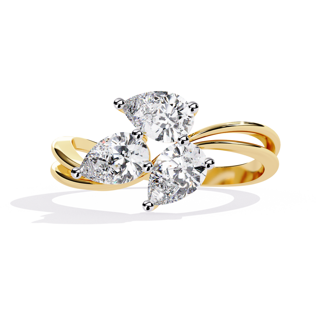 The Pear Luxe Ring -  Lab Grown Diamonds