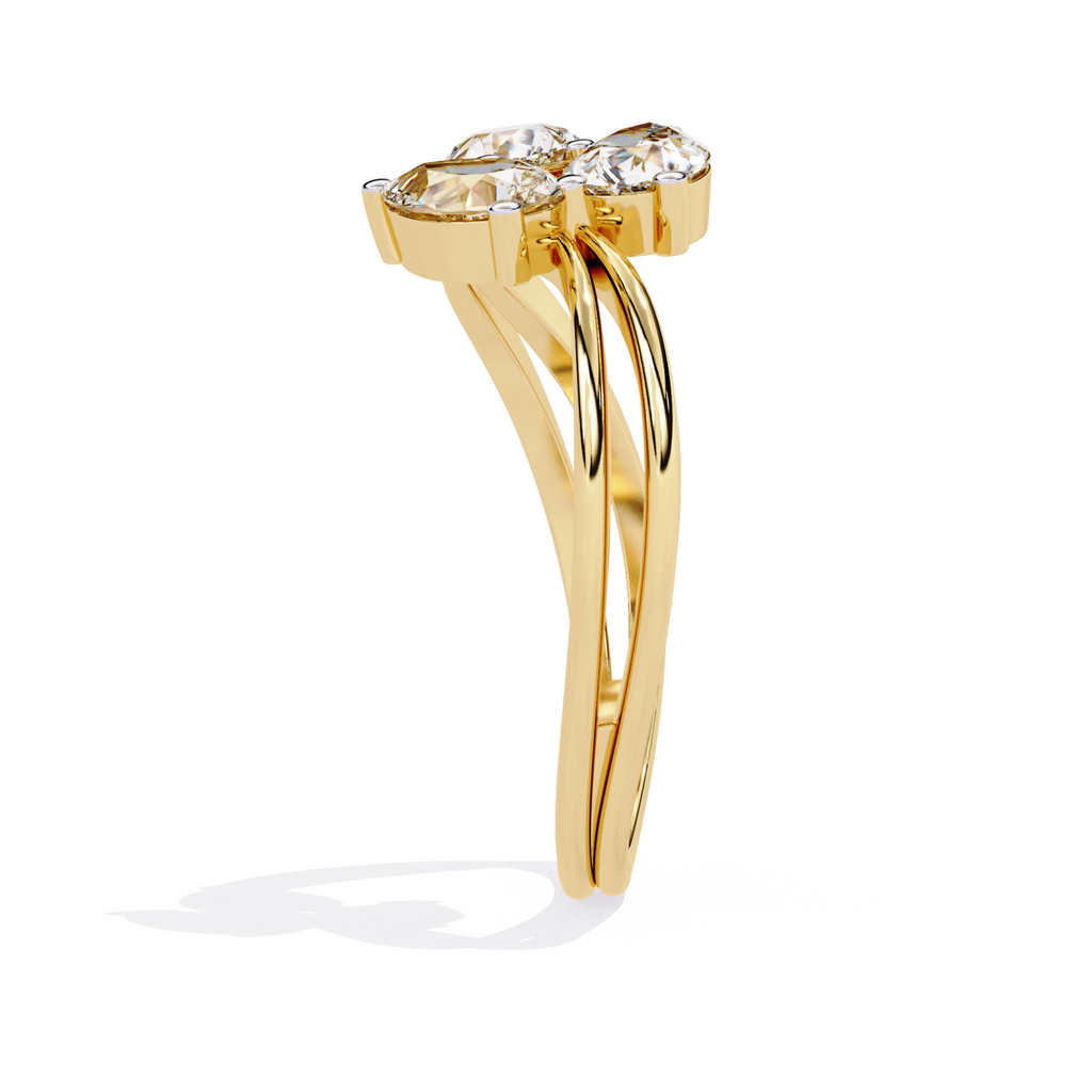 The Pear Luxe Ring -  Lab Grown Diamonds