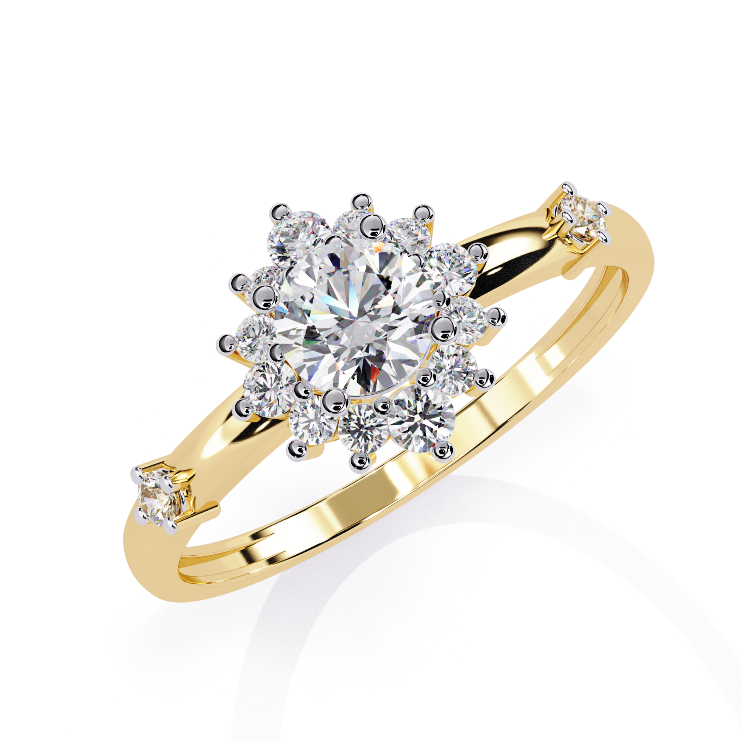 The Solara Spark Ring - Lab Grown Diamonds