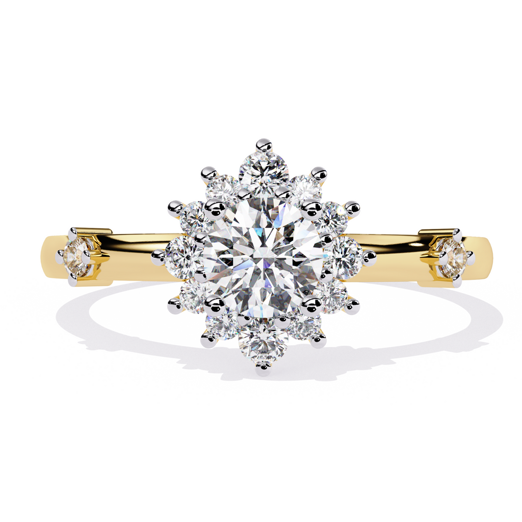 The Solara Spark Ring - Lab Grown Diamonds