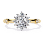 The Solara Spark Ring - Lab Grown Diamonds