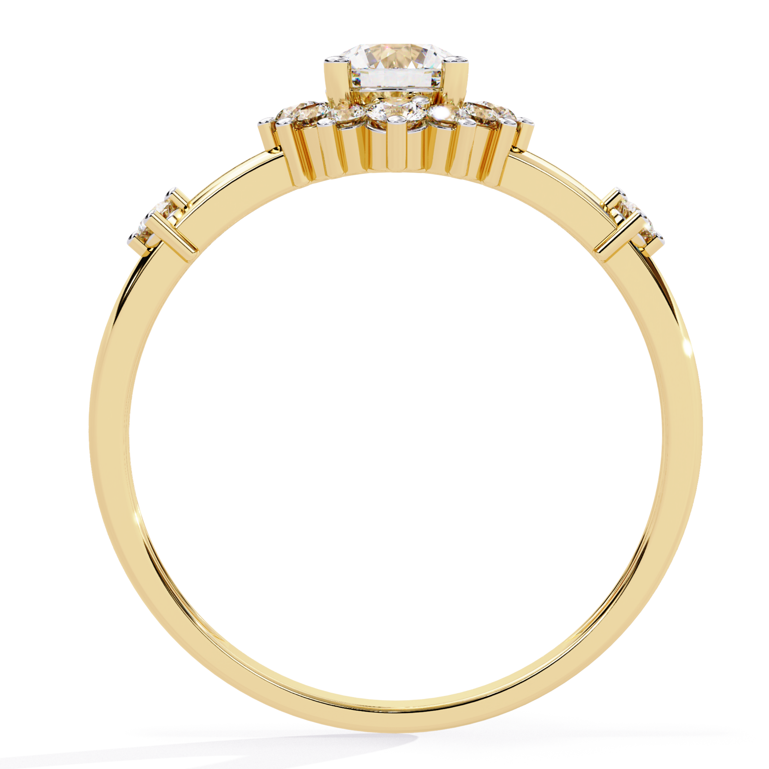 The Solara Spark Ring - Lab Grown Diamonds