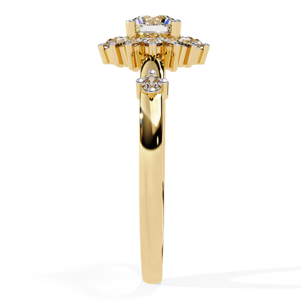 The Solara Spark Ring - Lab Grown Diamonds