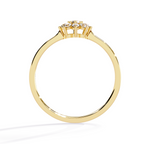 The Round Bloom Ring - Lab Grown Diamonds
