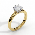 The Regal Spark Solitaire Ring - Lab Grown Diamonds