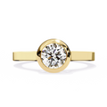 The Regal Aura Solitaire Ring - Lab Grown Diamonds