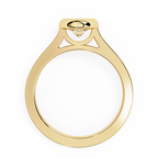 The Regal Aura Solitaire Ring - Lab Grown Diamonds