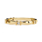 The Angular Band Ring - Lab Grown Diamonds