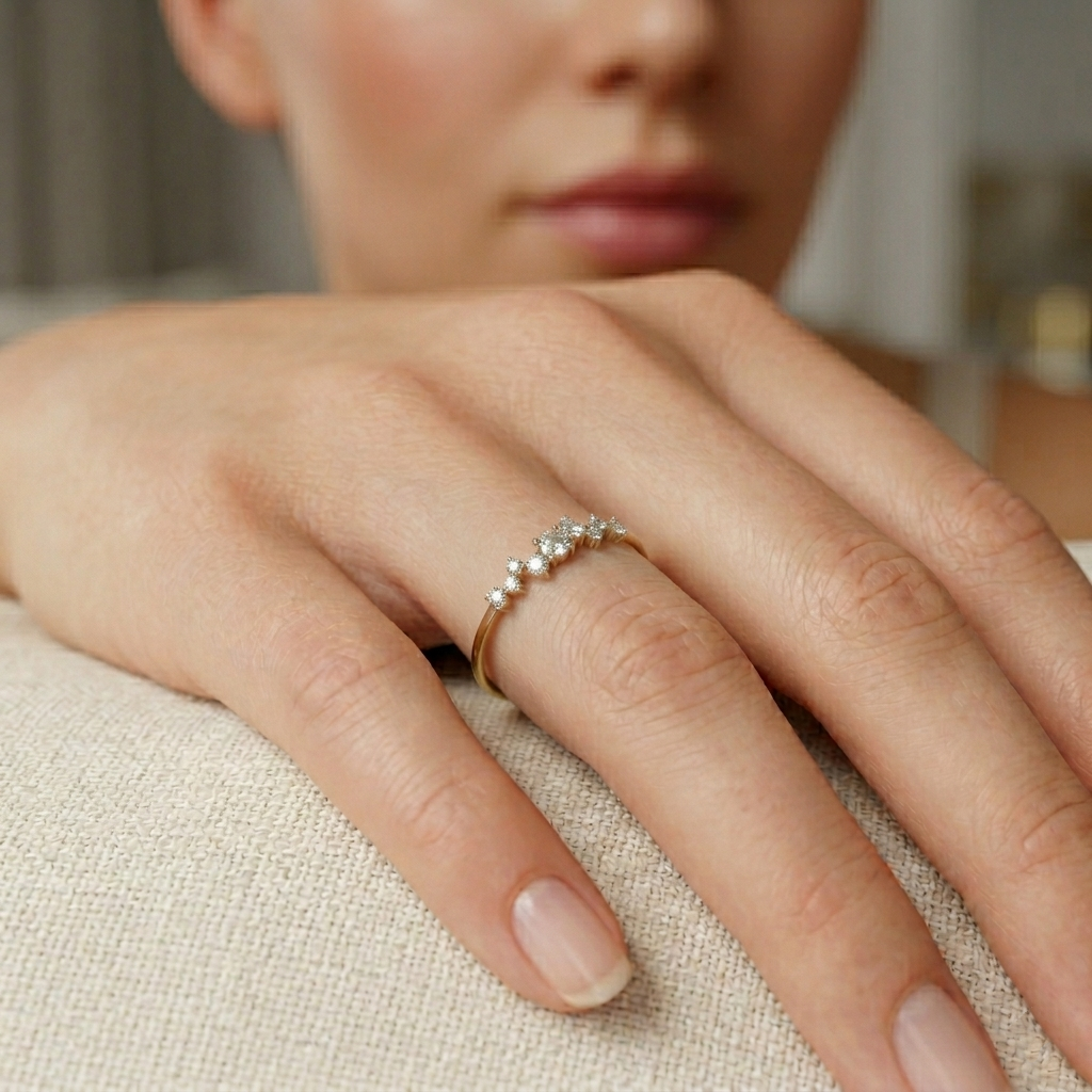 The Twilight Spark Ring - Lab Grown Diamonds