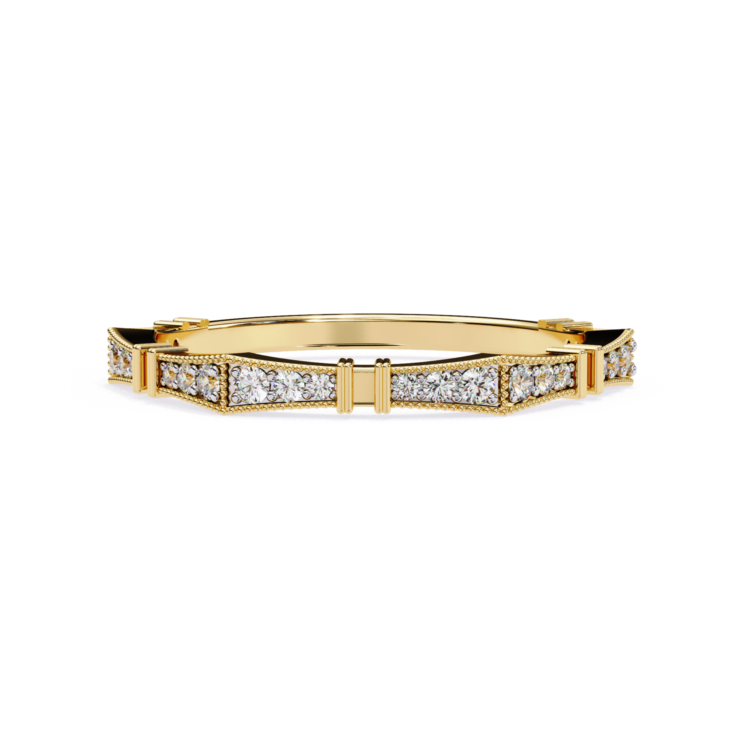 The Linea Band Ring - Lab Grown Diamonds