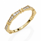 The Linea Band Ring - Lab Grown Diamonds