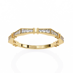 The Linea Band Ring - Lab Grown Diamonds