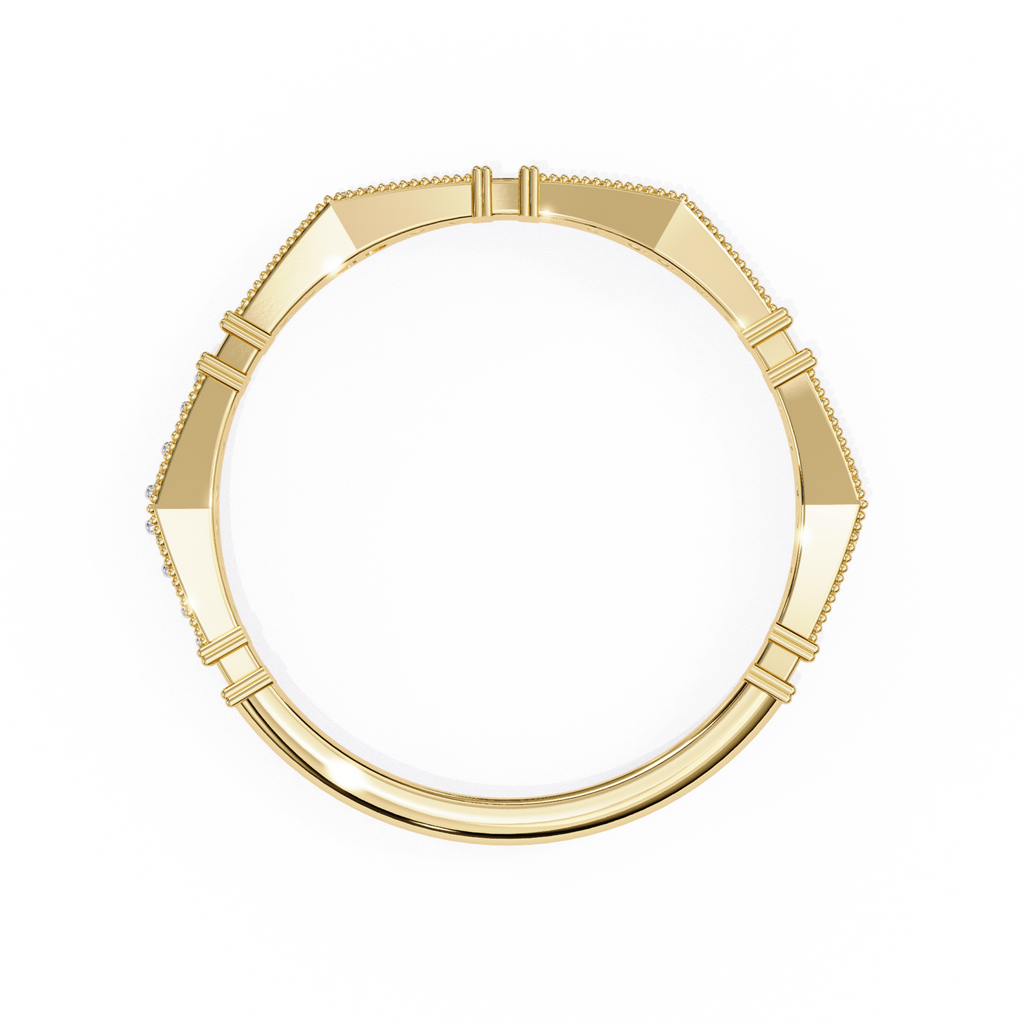 The Linea Band Ring - Lab Grown Diamonds