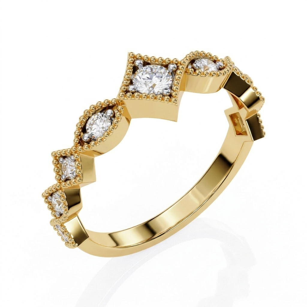 The Royal Crown Ring - Lab Grown Diamonds