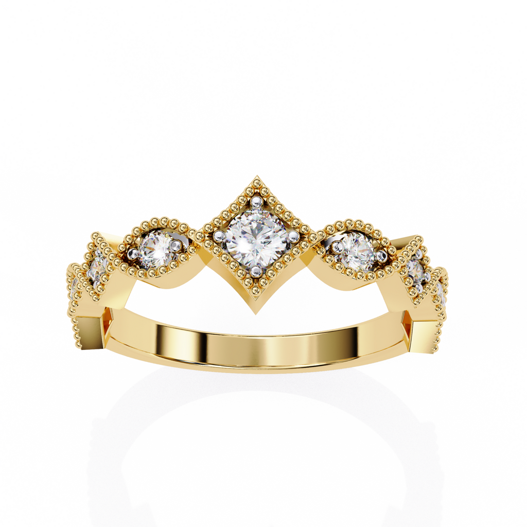 The Royal Crown Ring - Lab Grown Diamonds