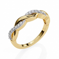 The Dual Flow Ring - Lab Grown Diamonds