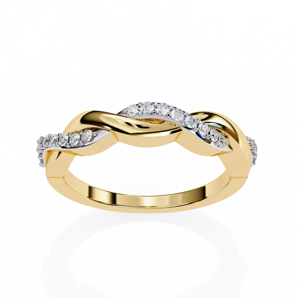 The Dual Flow Ring - Lab Grown Diamonds