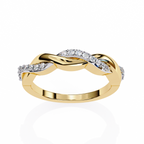 The Dual Flow Ring - Lab Grown Diamonds