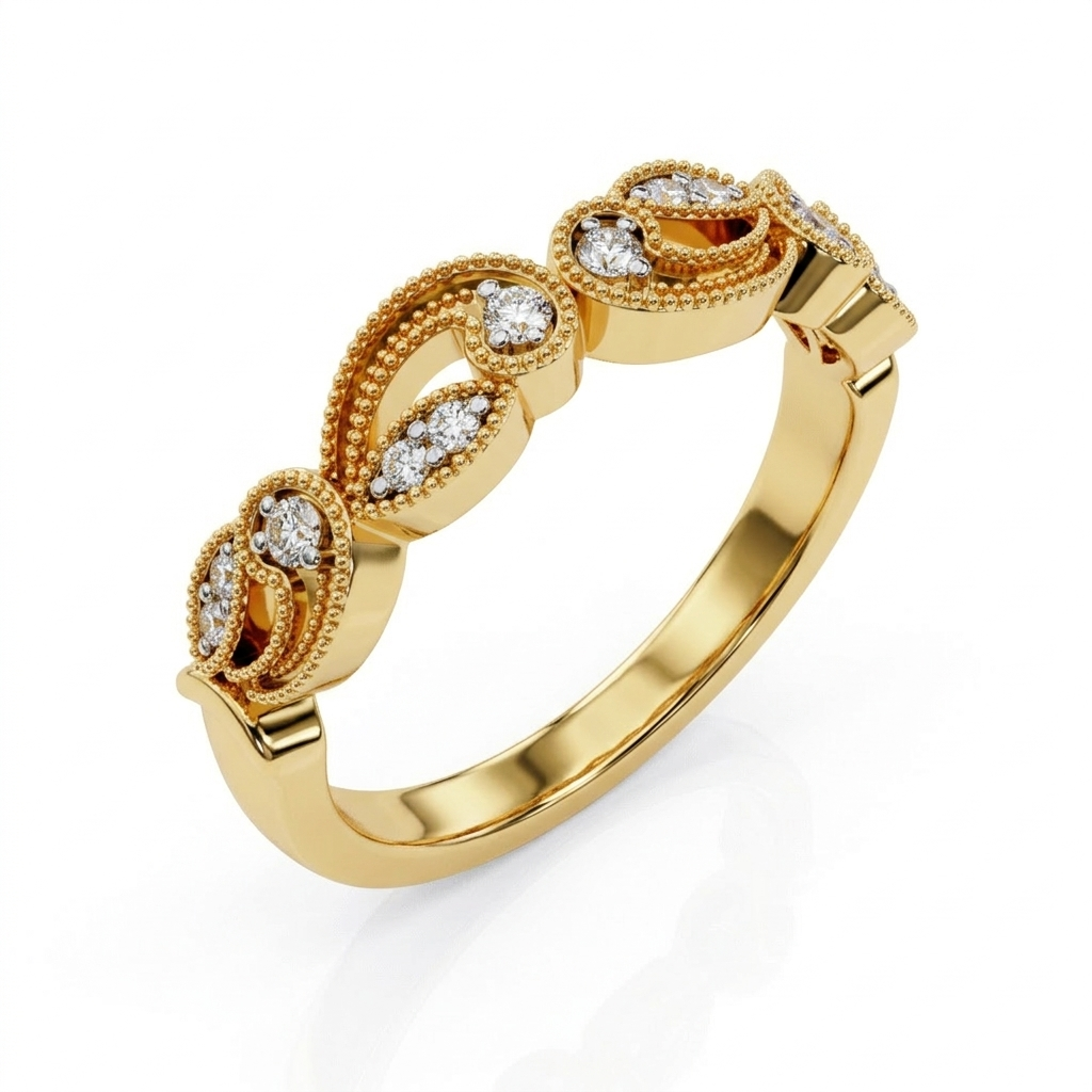 The Empress Wave Ring - Lab Grown Diamonds