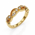 The Empress Wave Ring - Lab Grown Diamonds