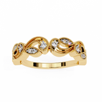 The Empress Wave Ring - Lab Grown Diamonds