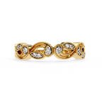The Empress Wave Ring - Lab Grown Diamonds