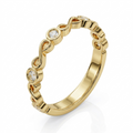 The Figure Eight Band Ring - Lab Grown Diamonds