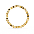 The Figure Eight Band Ring - Lab Grown Diamonds