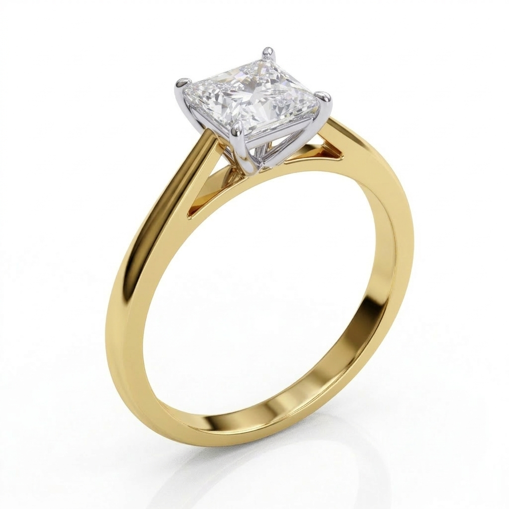 The Regal Light Solitaire Ring - Lab Grown Diamonds