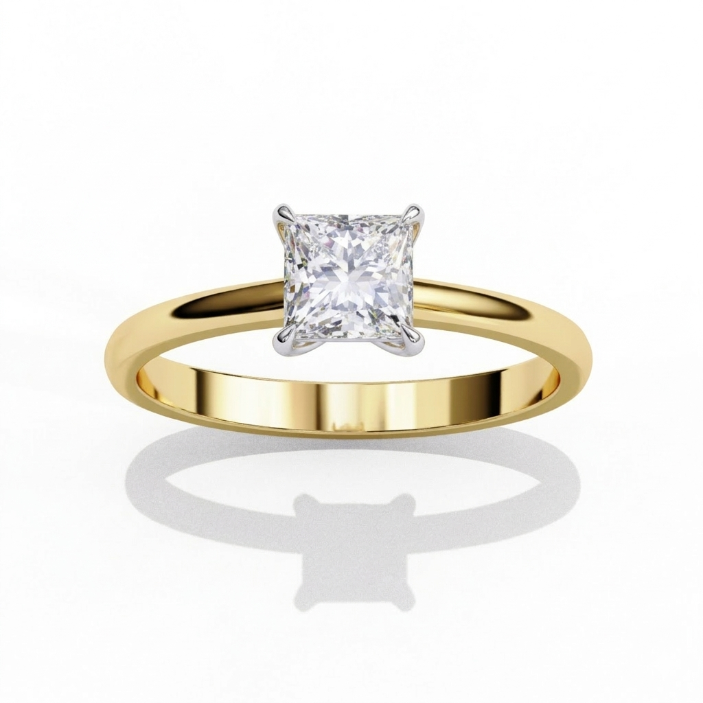 The Regal Light Solitaire Ring - Lab Grown Diamonds