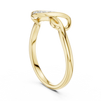 The Infinity Knot Ring - Lab Grown Diamonds