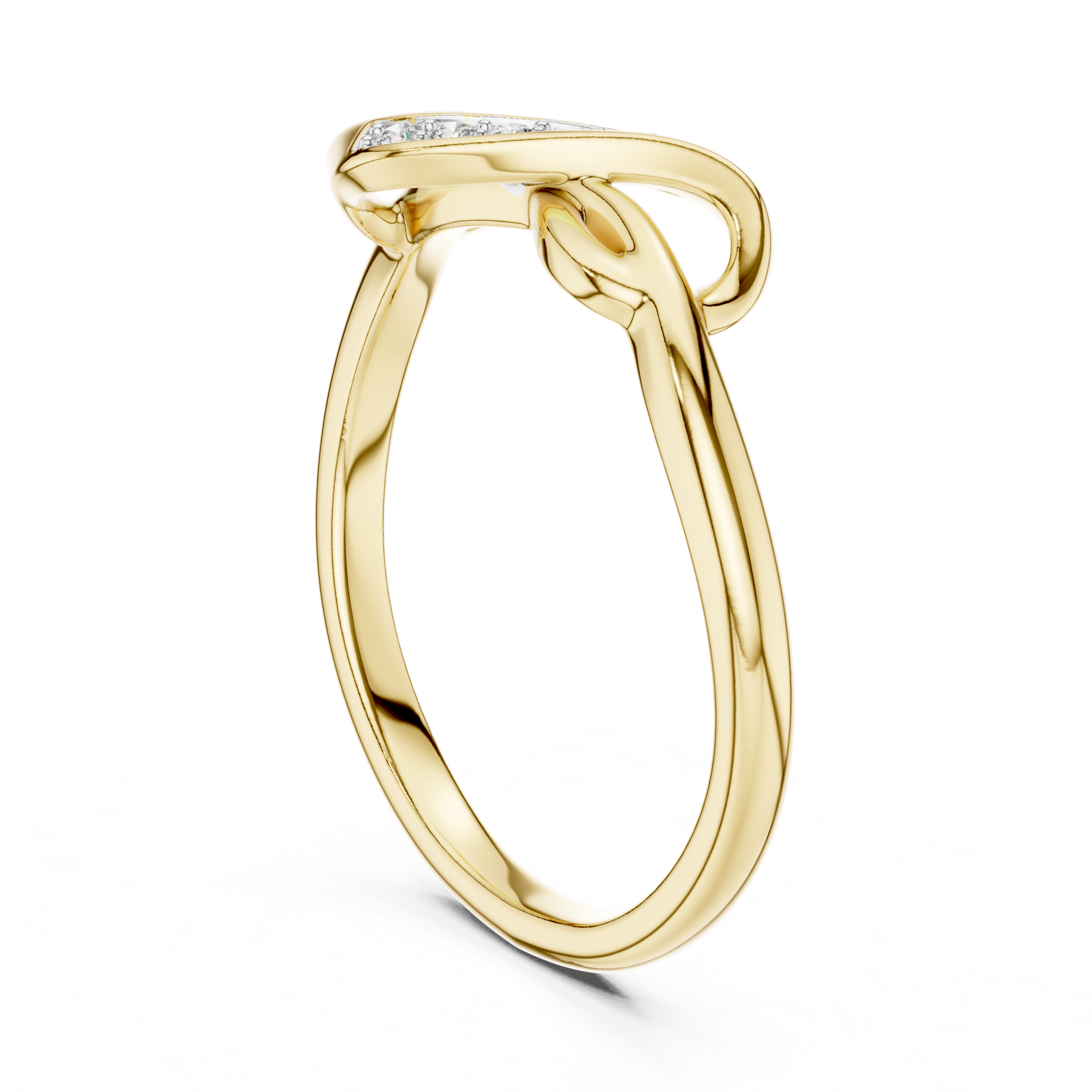 The Infinity Knot Ring - Lab Grown Diamonds