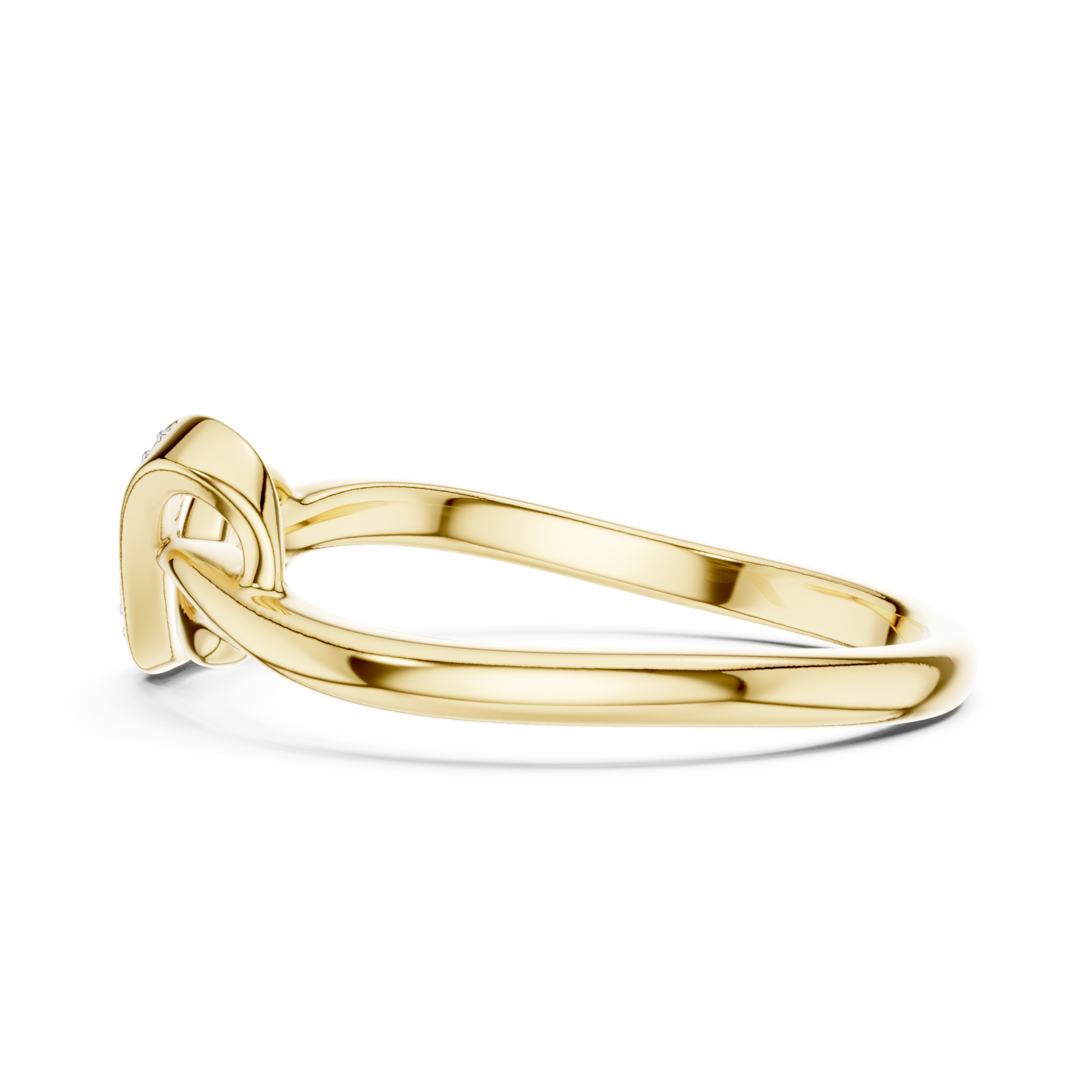 The Infinity Knot Ring - Lab Grown Diamonds