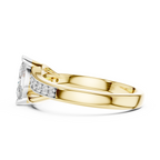 The Amara Bypass Ring - Lab Grown Diamonds