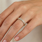 The Dual Eternity Band Ring - Lab Grown Diamonds