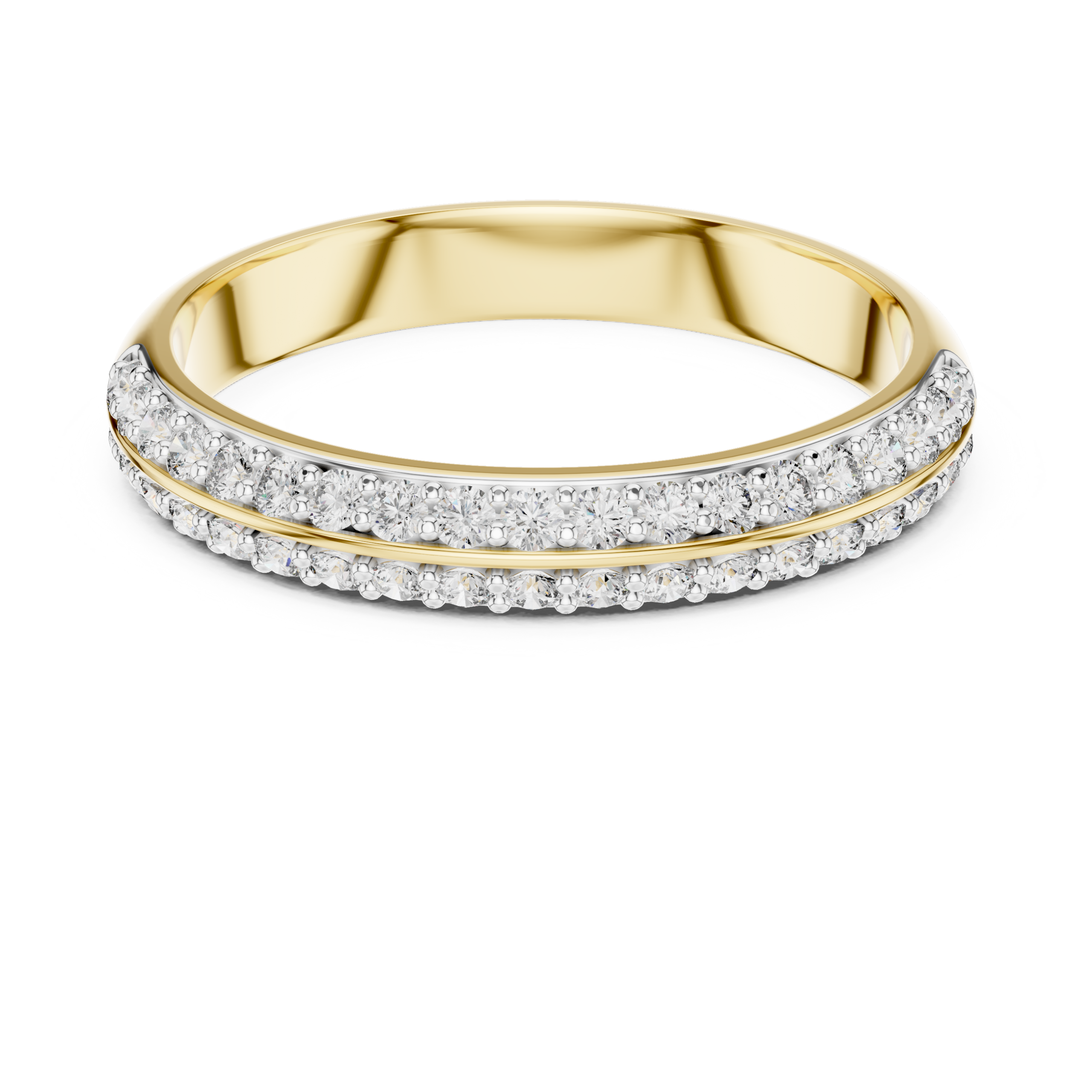 The Dual Eternity Band Ring - Lab Grown Diamonds