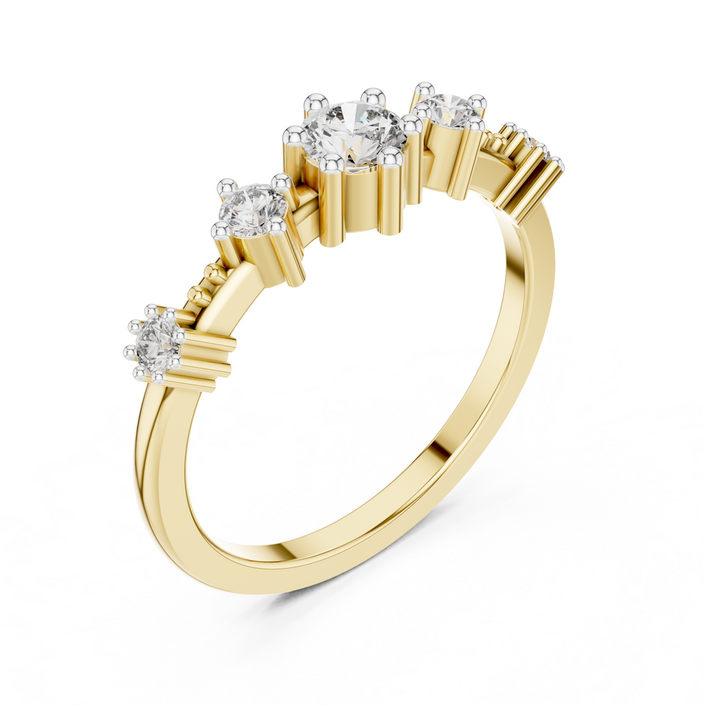 The Lumina Tiered Ring - Lab Grown Diamonds