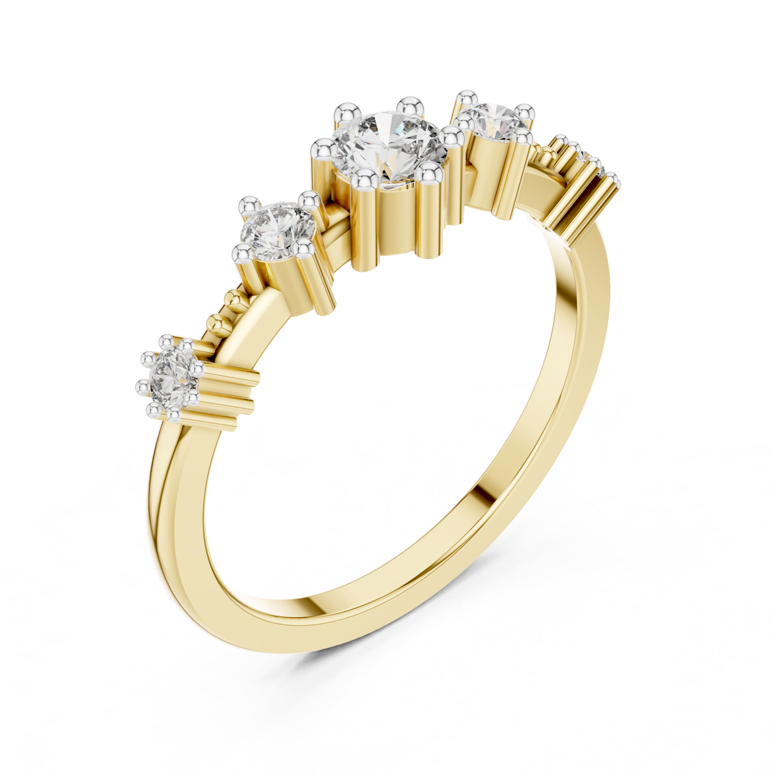 The Lumina Tiered Ring - Lab Grown Diamonds