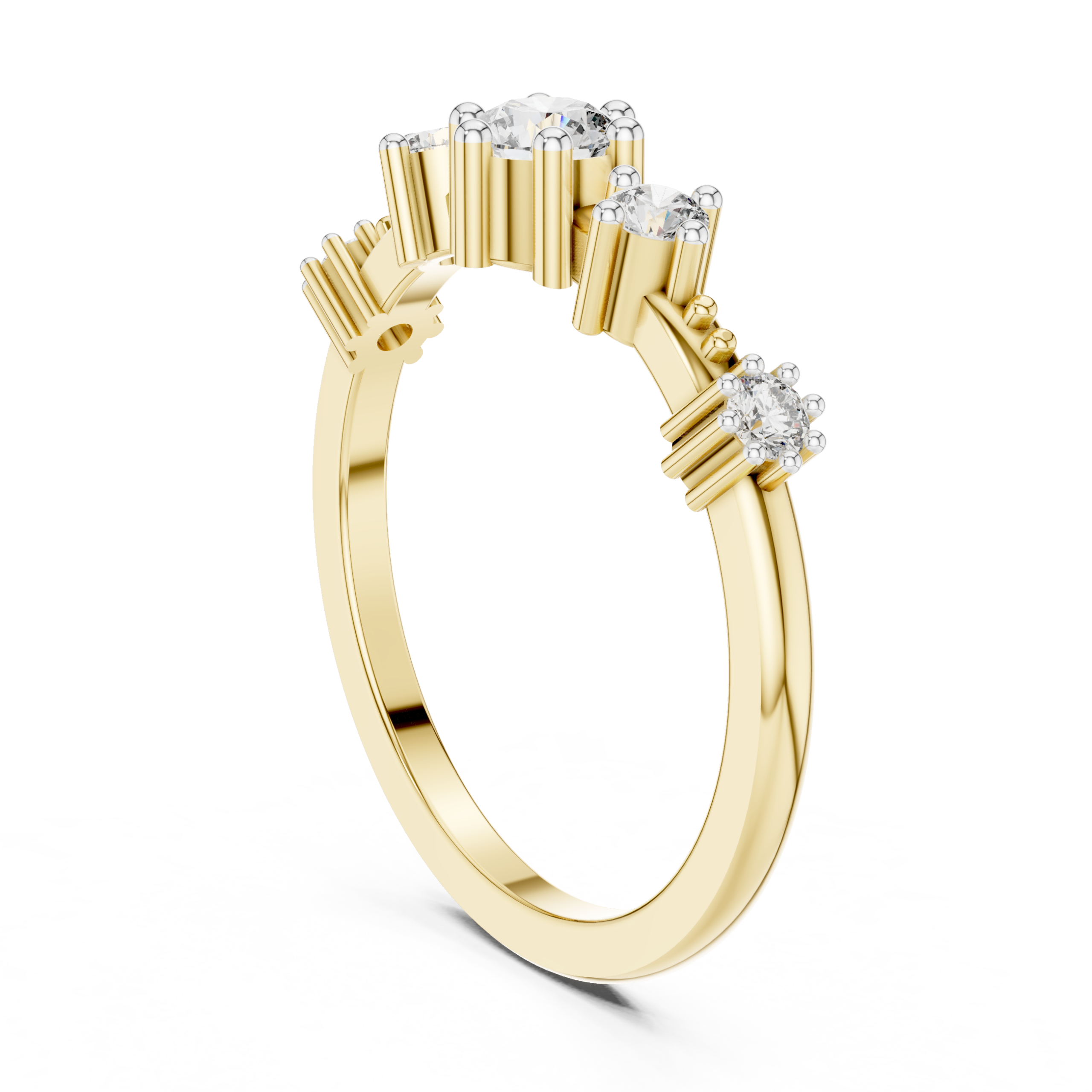 The Lumina Tiered Ring - Lab Grown Diamonds