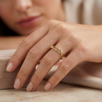 The Daphne Branch Band Ring - Lab Grown Diamonds