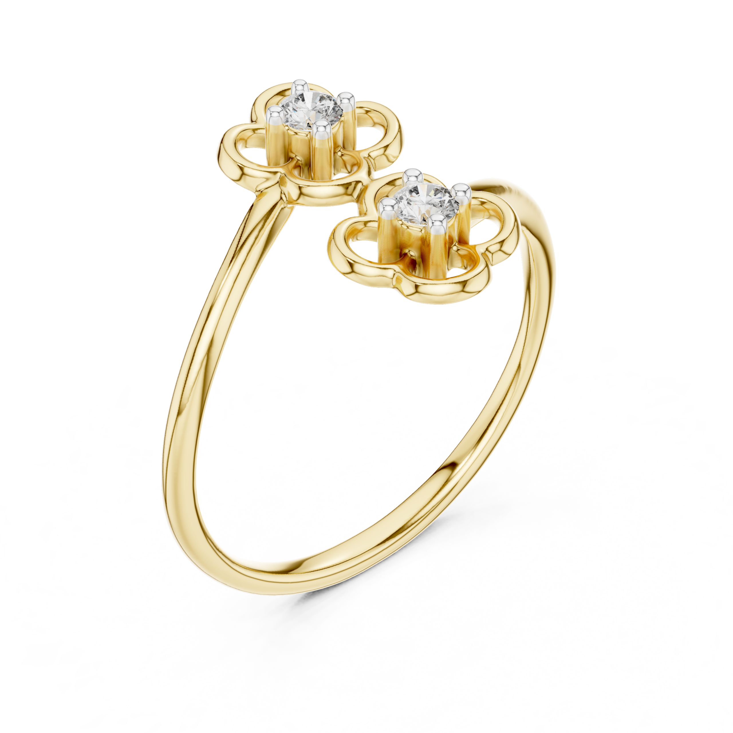 The Dual Leor Ring - Lab Grown Diamonds