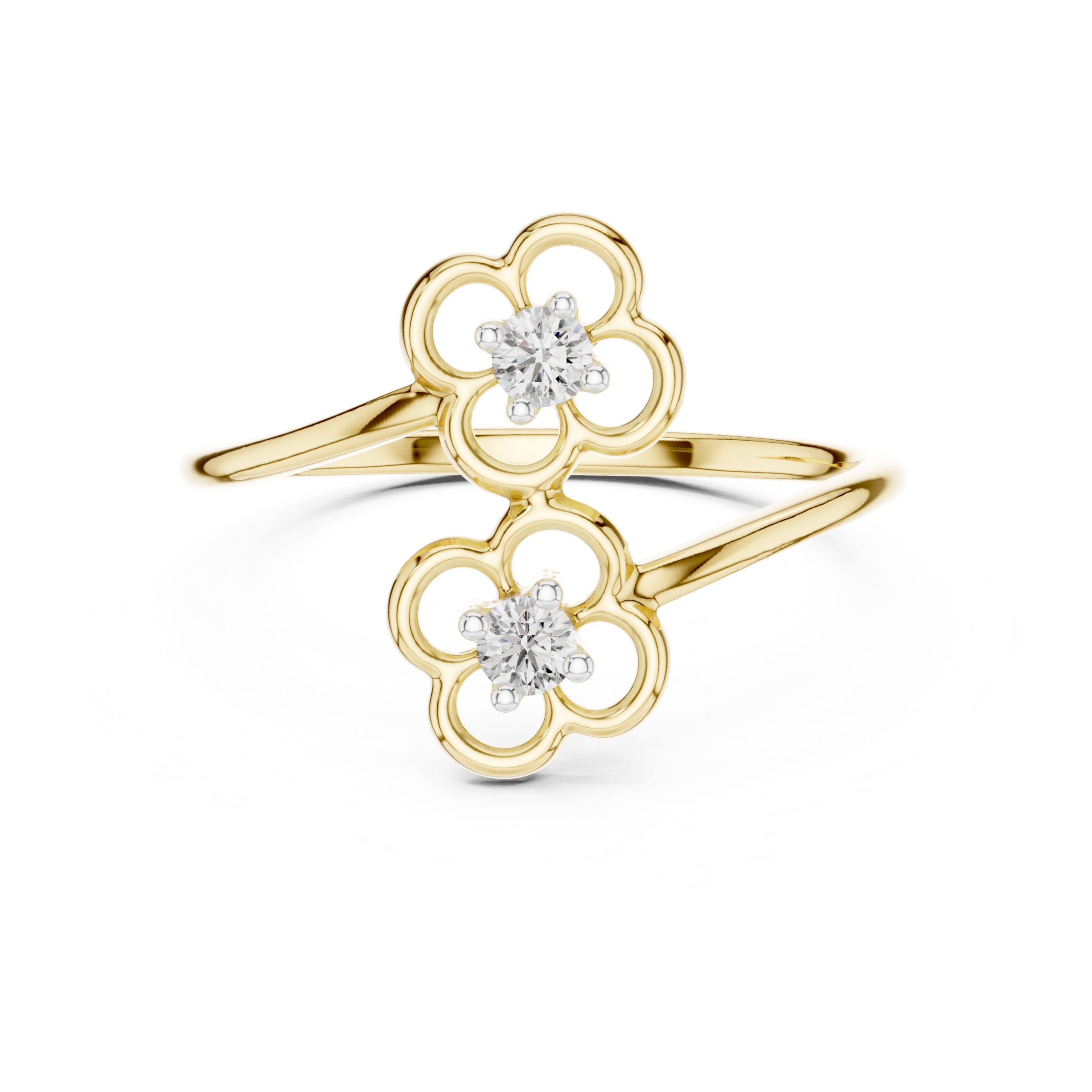 The Dual Leor Ring - Lab Grown Diamonds