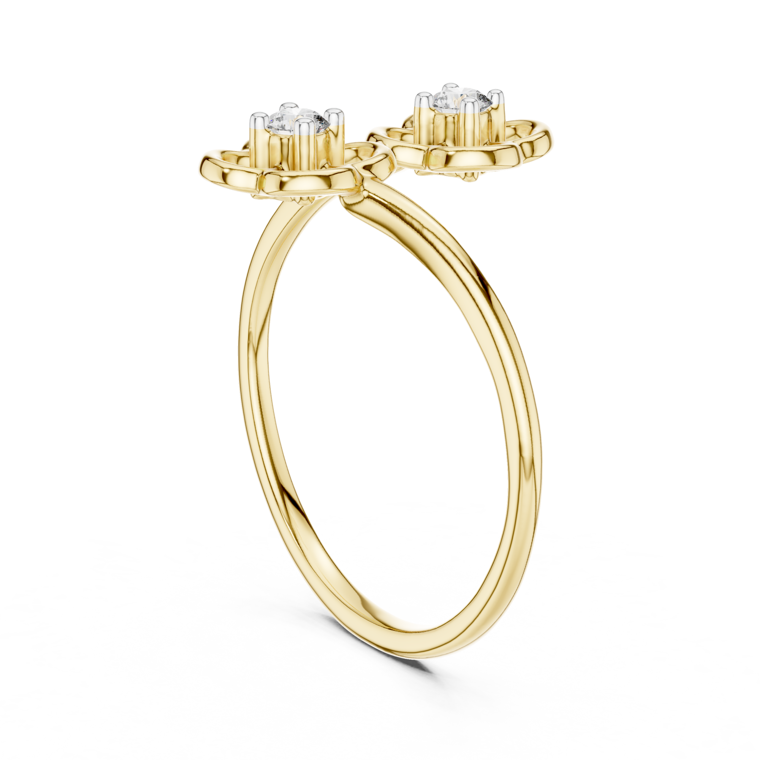 The Dual Leor Ring - Lab Grown Diamonds