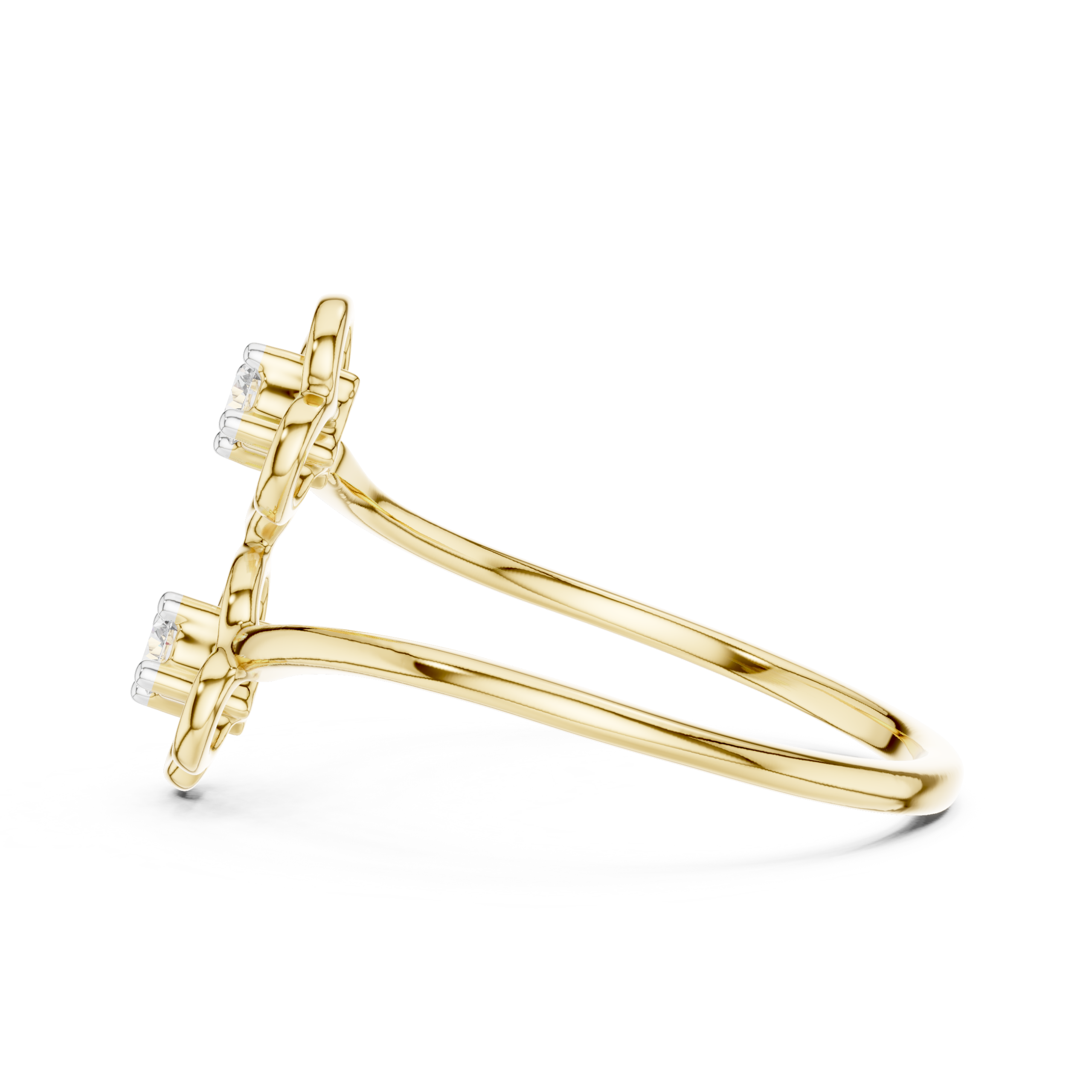 The Dual Leor Ring - Lab Grown Diamonds