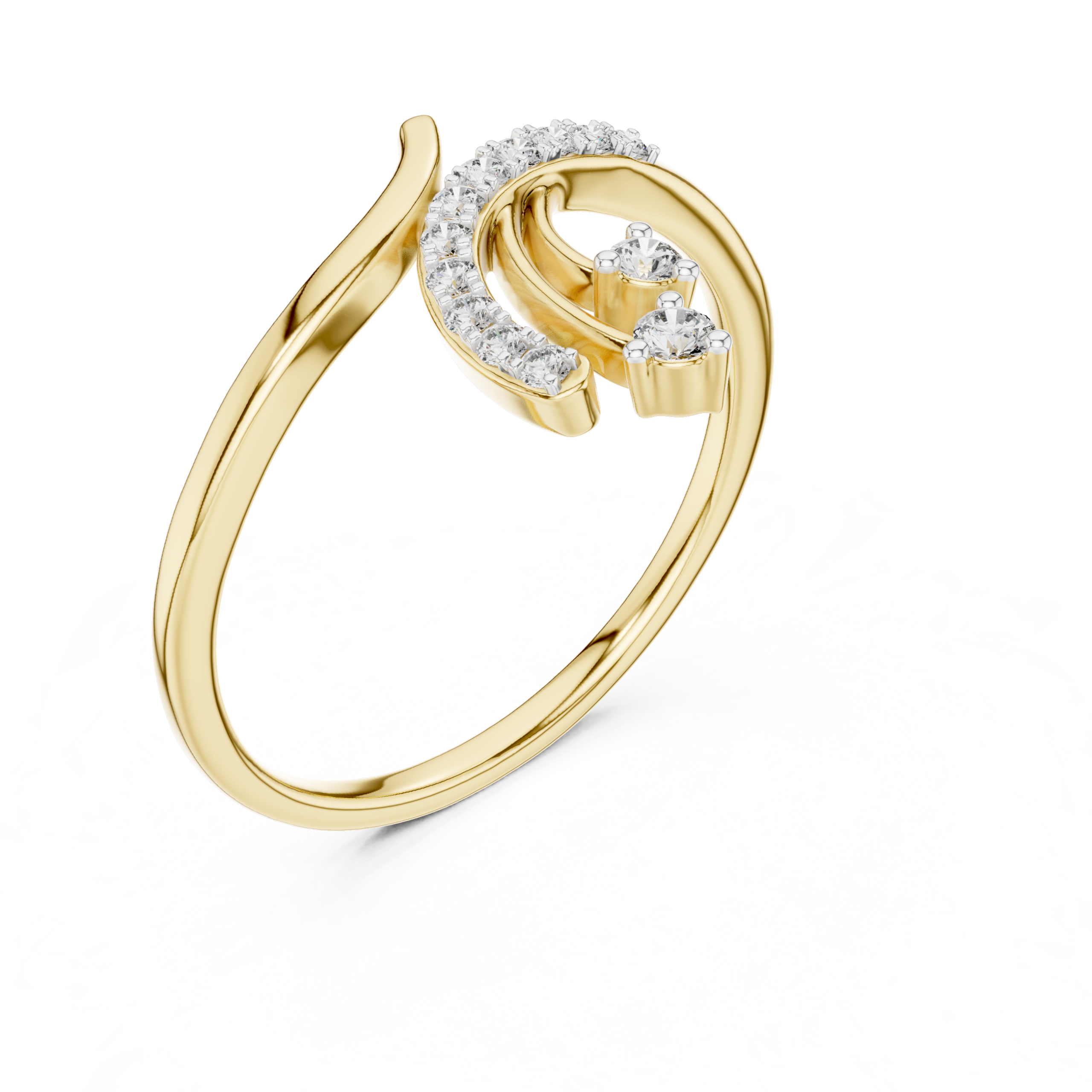 The Willow Arch Ring - Lab Grown Diamonds