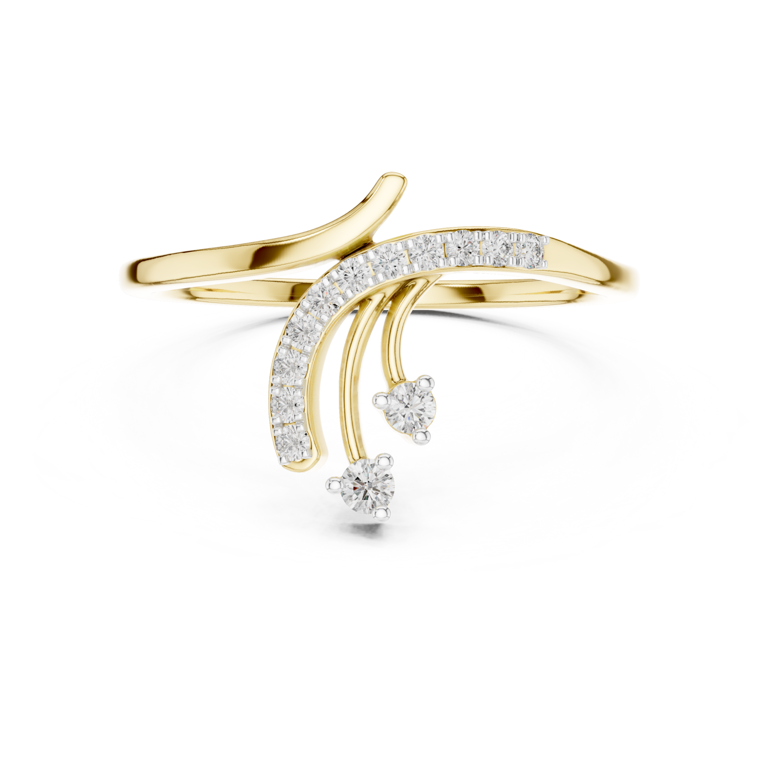 The Willow Arch Ring - Lab Grown Diamonds