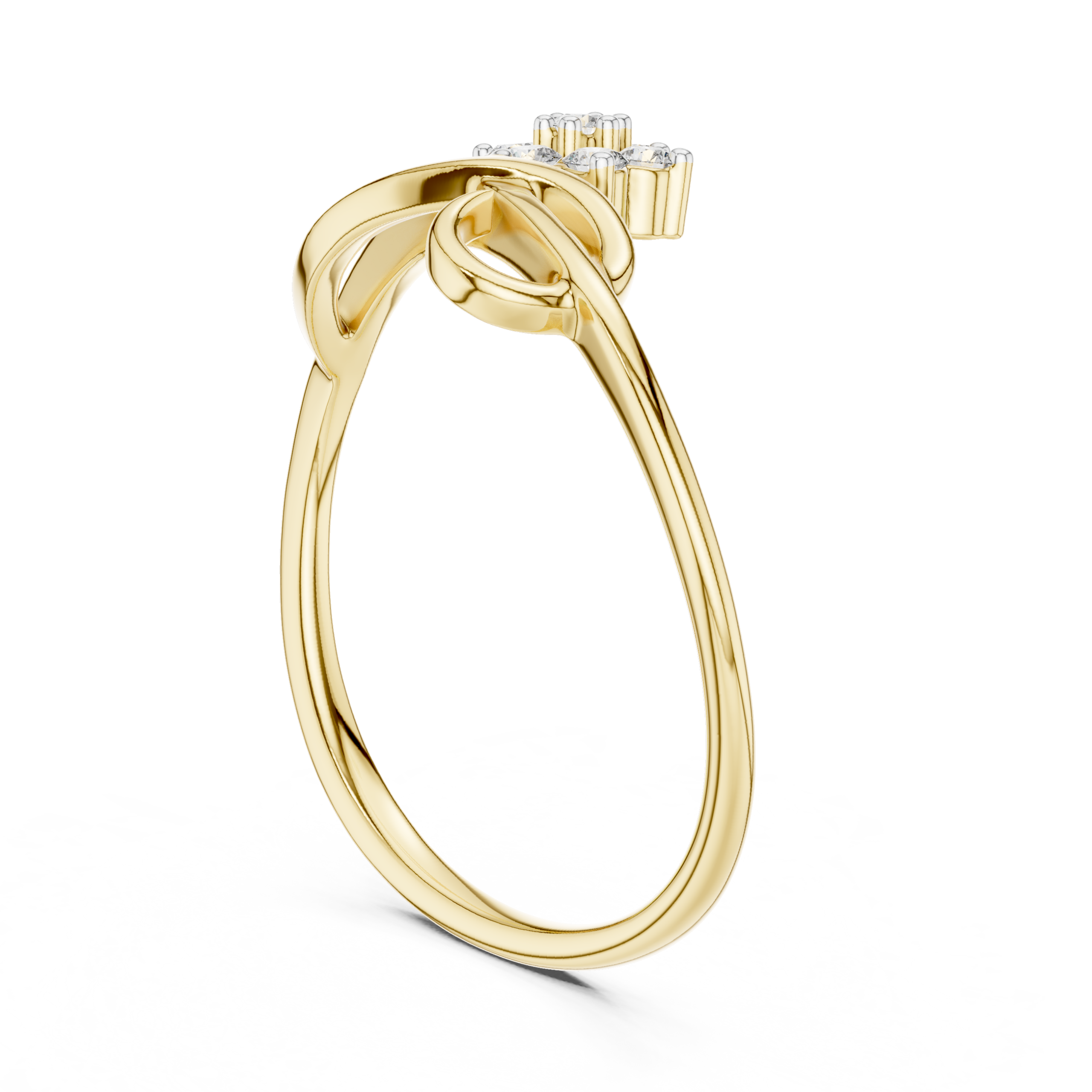 The Bloom Wave Ring - Lab Grown Diamonds